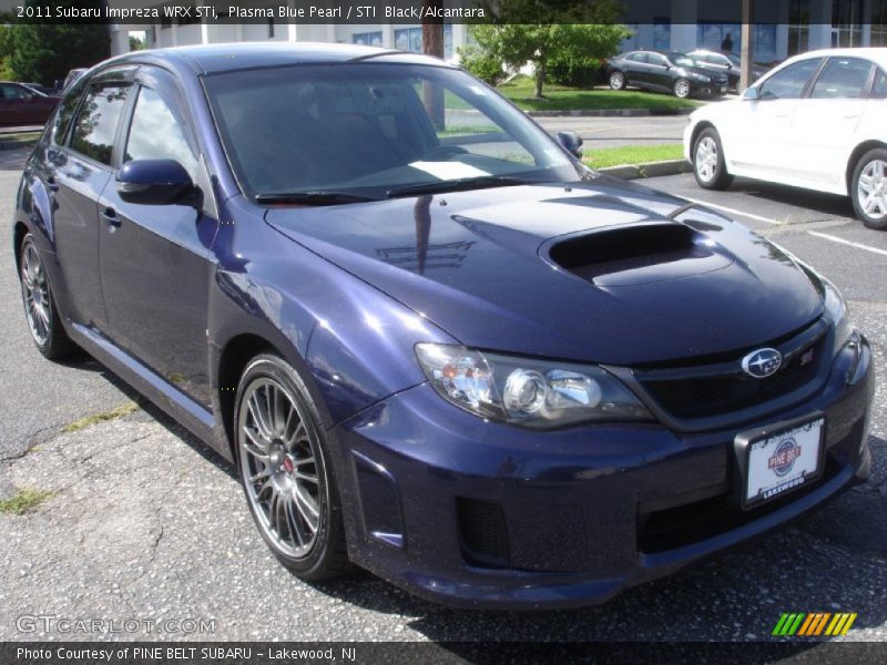 Plasma Blue Pearl / STI  Black/Alcantara 2011 Subaru Impreza WRX STi