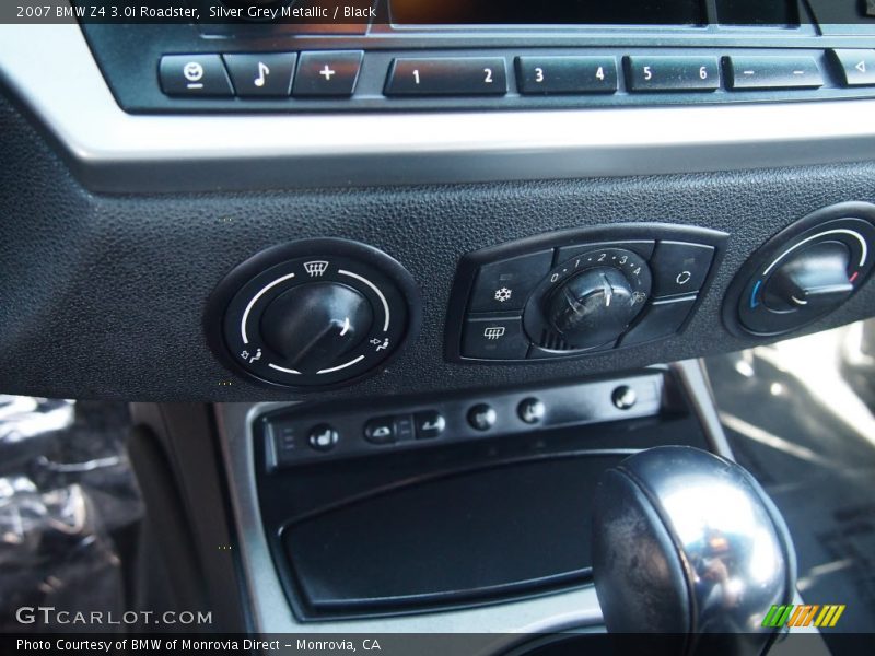 Silver Grey Metallic / Black 2007 BMW Z4 3.0i Roadster