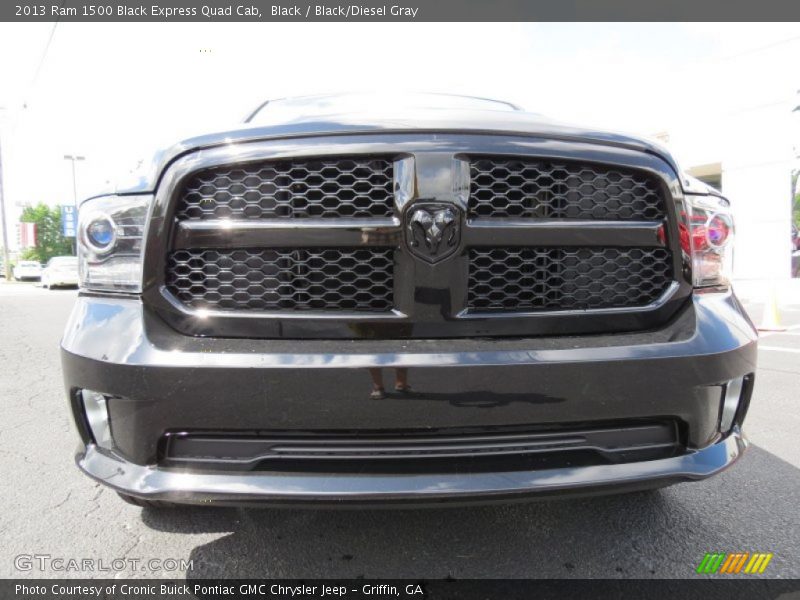 Black / Black/Diesel Gray 2013 Ram 1500 Black Express Quad Cab