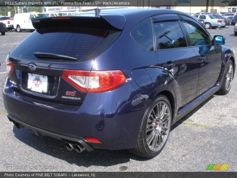 Plasma Blue Pearl / STI  Black/Alcantara 2011 Subaru Impreza WRX STi