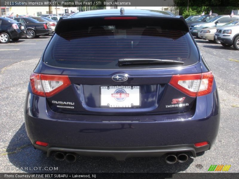 Plasma Blue Pearl / STI  Black/Alcantara 2011 Subaru Impreza WRX STi