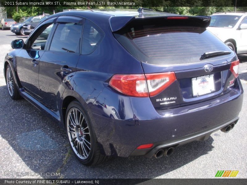 Plasma Blue Pearl / STI  Black/Alcantara 2011 Subaru Impreza WRX STi