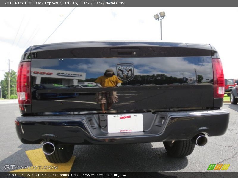 Black / Black/Diesel Gray 2013 Ram 1500 Black Express Quad Cab
