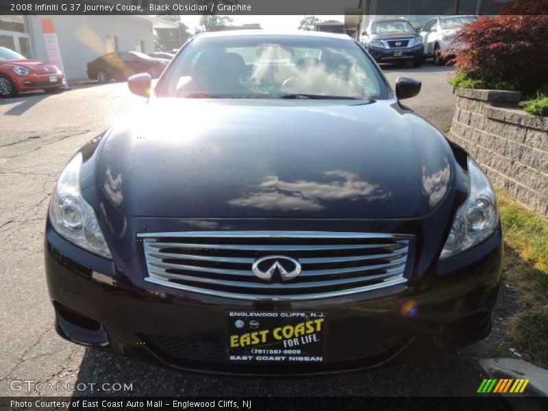 Black Obsidian / Graphite 2008 Infiniti G 37 Journey Coupe