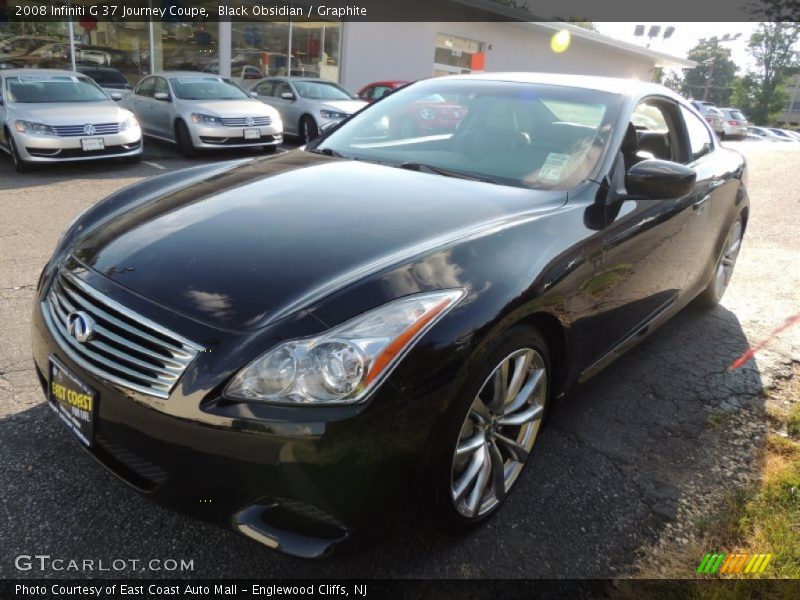 Black Obsidian / Graphite 2008 Infiniti G 37 Journey Coupe