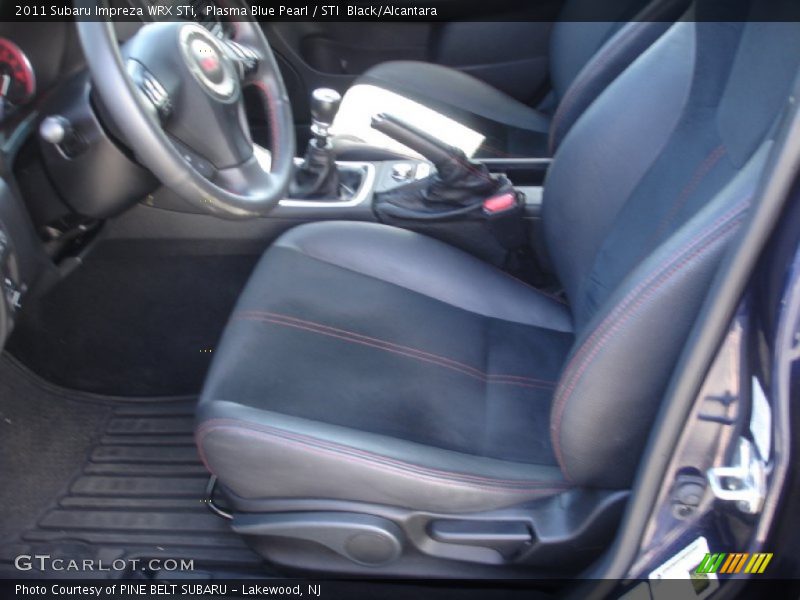 Front Seat of 2011 Impreza WRX STi