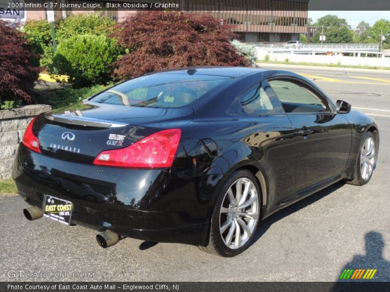 Black Obsidian / Graphite 2008 Infiniti G 37 Journey Coupe