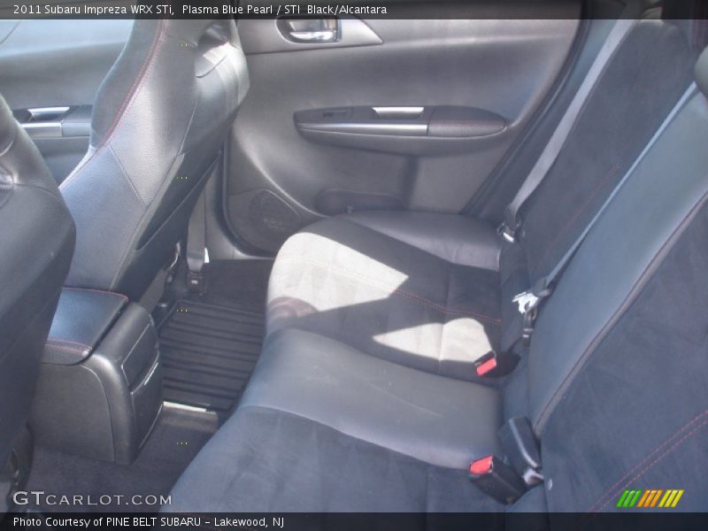 Rear Seat of 2011 Impreza WRX STi