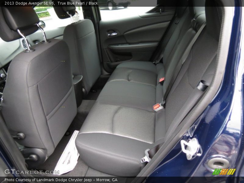 True Blue Pearl / Black 2013 Dodge Avenger SE V6