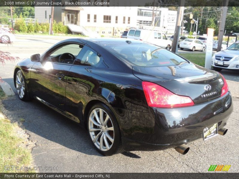 Black Obsidian / Graphite 2008 Infiniti G 37 Journey Coupe