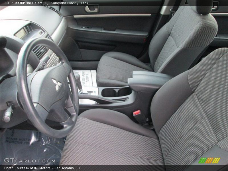 Front Seat of 2012 Galant FE