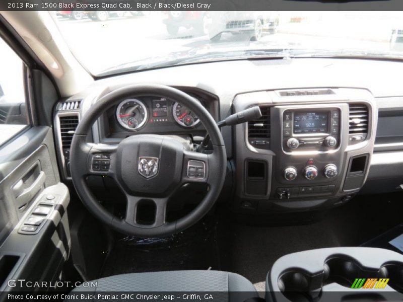 Dashboard of 2013 1500 Black Express Quad Cab