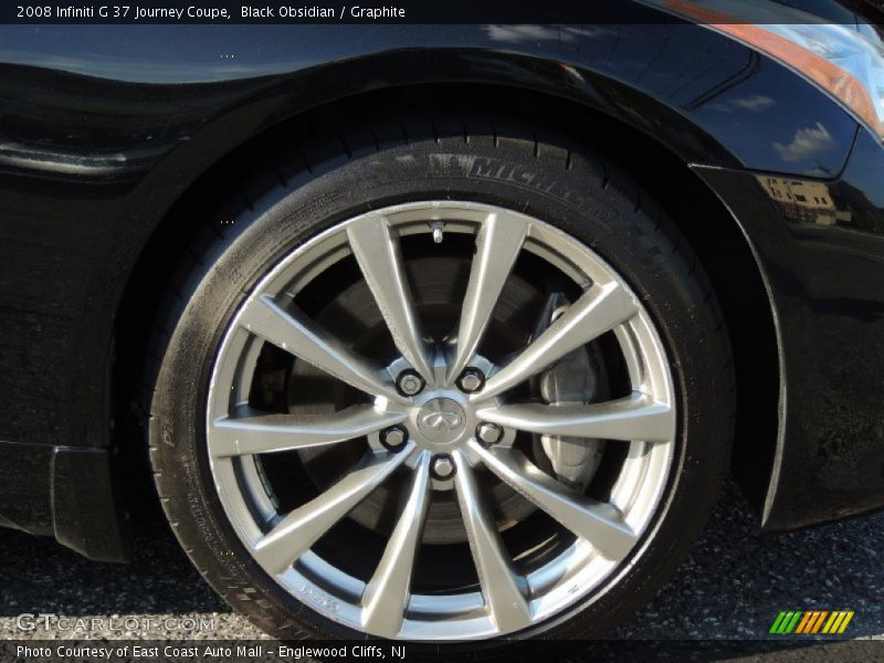 Black Obsidian / Graphite 2008 Infiniti G 37 Journey Coupe