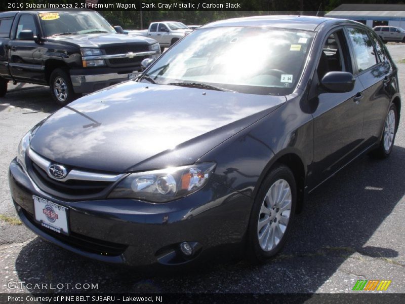 Dark Gray Metallic / Carbon Black 2010 Subaru Impreza 2.5i Premium Wagon