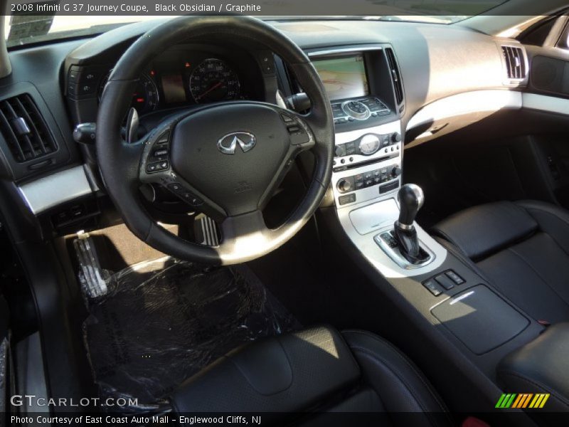 Black Obsidian / Graphite 2008 Infiniti G 37 Journey Coupe