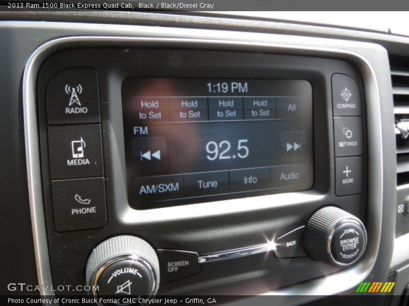 Audio System of 2013 1500 Black Express Quad Cab