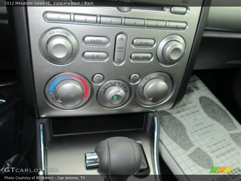 Controls of 2012 Galant FE