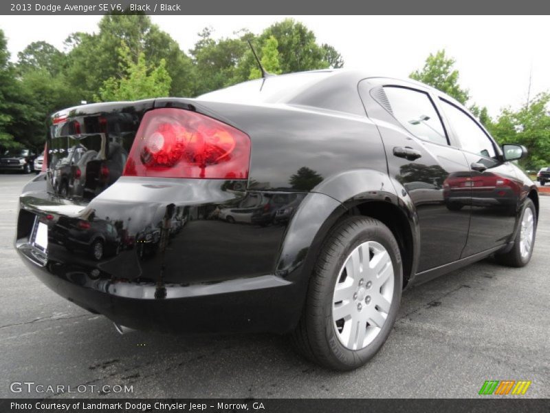 Black / Black 2013 Dodge Avenger SE V6