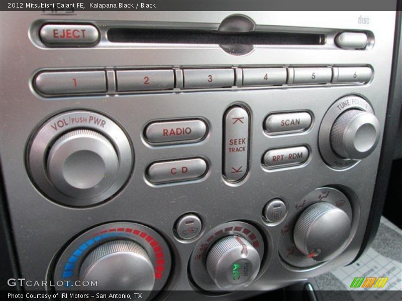 Controls of 2012 Galant FE
