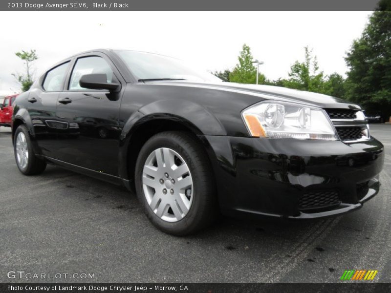 Black / Black 2013 Dodge Avenger SE V6