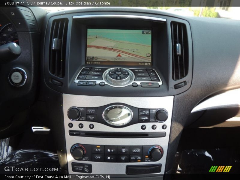 Black Obsidian / Graphite 2008 Infiniti G 37 Journey Coupe