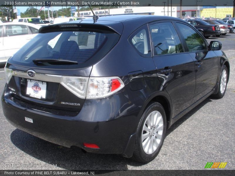 Dark Gray Metallic / Carbon Black 2010 Subaru Impreza 2.5i Premium Wagon