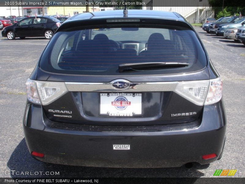 Dark Gray Metallic / Carbon Black 2010 Subaru Impreza 2.5i Premium Wagon