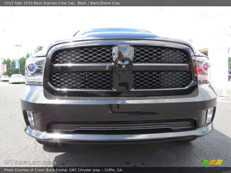 Black / Black/Diesel Gray 2013 Ram 1500 Black Express Crew Cab