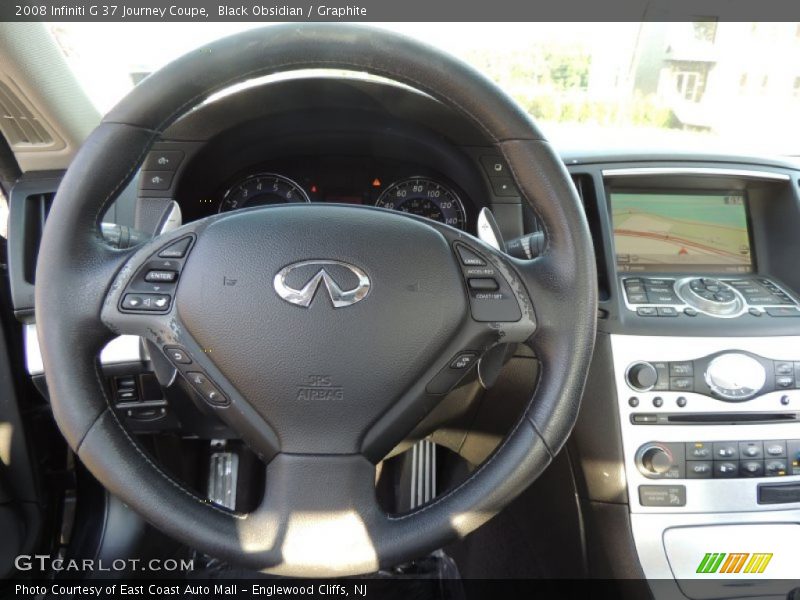 Black Obsidian / Graphite 2008 Infiniti G 37 Journey Coupe