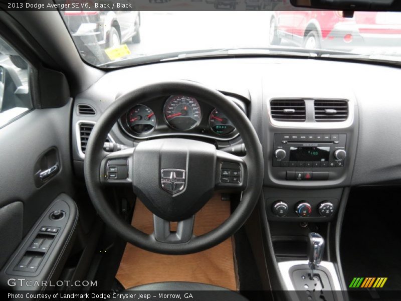 Black / Black 2013 Dodge Avenger SE V6