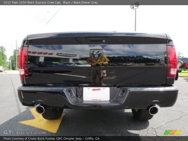 Black / Black/Diesel Gray 2013 Ram 1500 Black Express Crew Cab