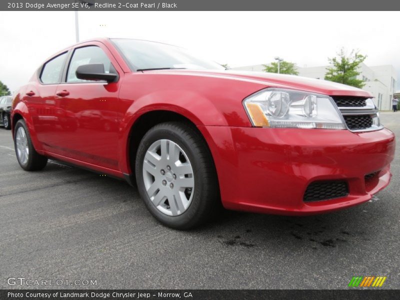 Redline 2-Coat Pearl / Black 2013 Dodge Avenger SE V6