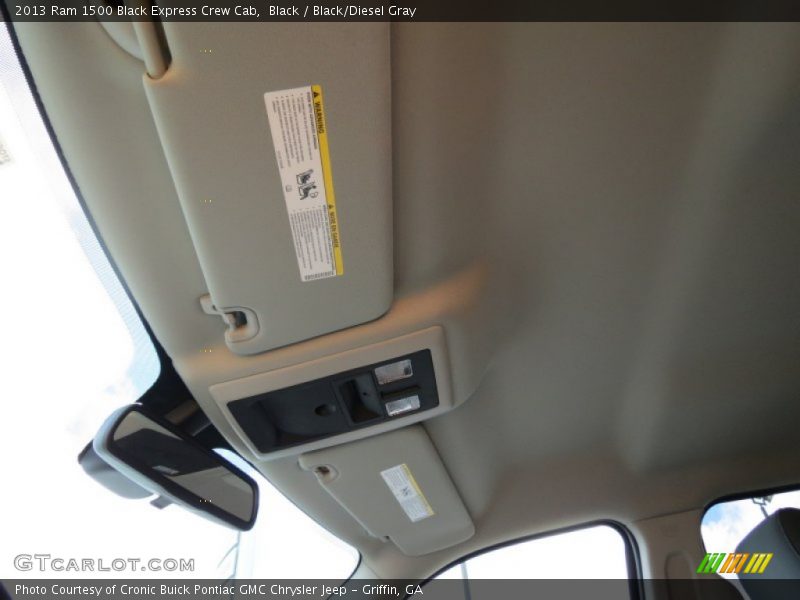 Black / Black/Diesel Gray 2013 Ram 1500 Black Express Crew Cab