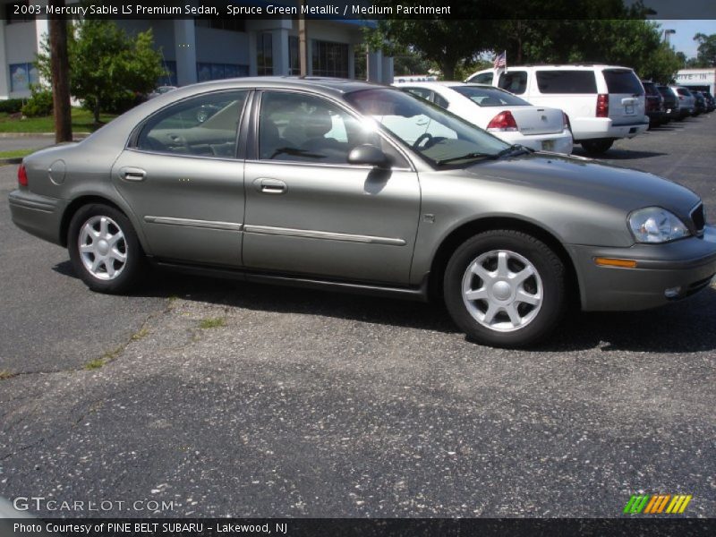 Spruce Green Metallic / Medium Parchment 2003 Mercury Sable LS Premium Sedan