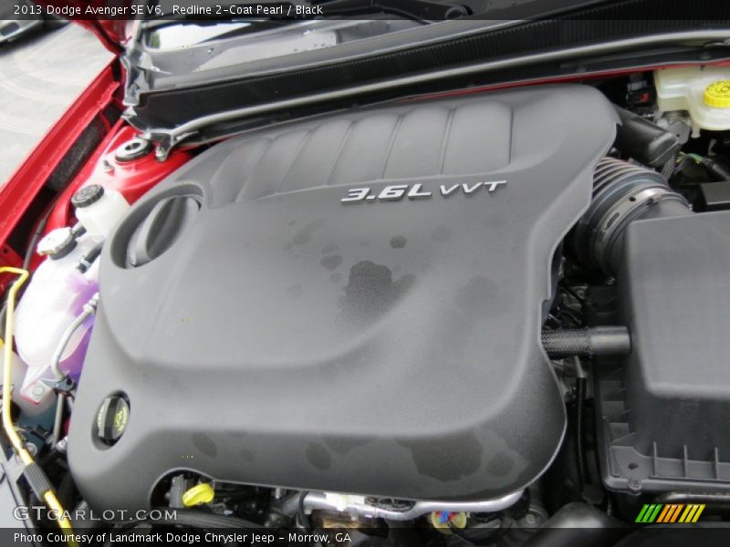 Redline 2-Coat Pearl / Black 2013 Dodge Avenger SE V6