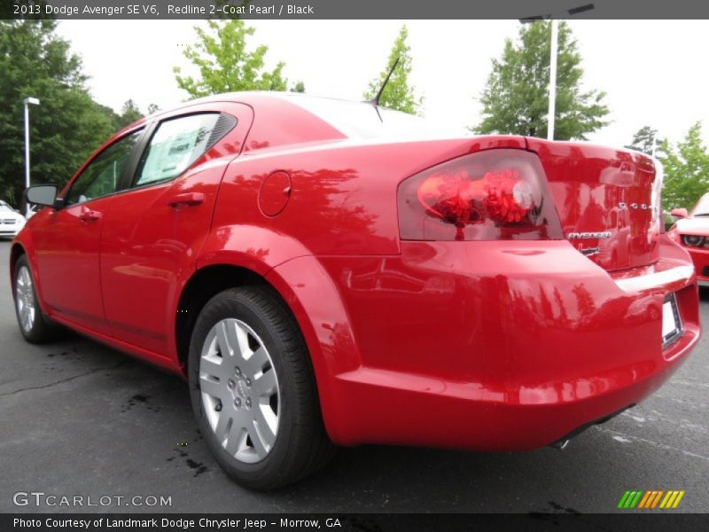 Redline 2-Coat Pearl / Black 2013 Dodge Avenger SE V6