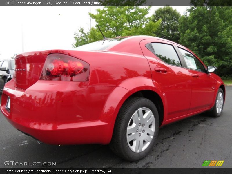 Redline 2-Coat Pearl / Black 2013 Dodge Avenger SE V6