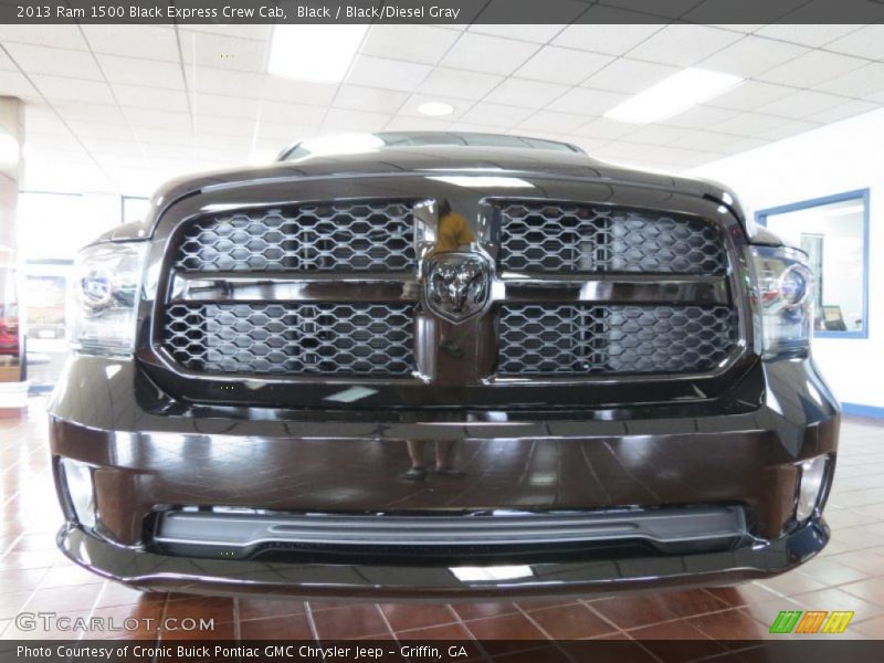 Black / Black/Diesel Gray 2013 Ram 1500 Black Express Crew Cab
