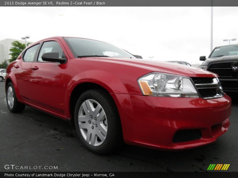 Redline 2-Coat Pearl / Black 2013 Dodge Avenger SE V6