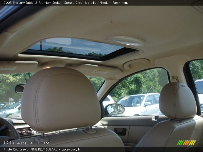 Spruce Green Metallic / Medium Parchment 2003 Mercury Sable LS Premium Sedan
