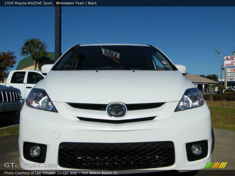 Whitewater Pearl / Black 2006 Mazda MAZDA5 Sport