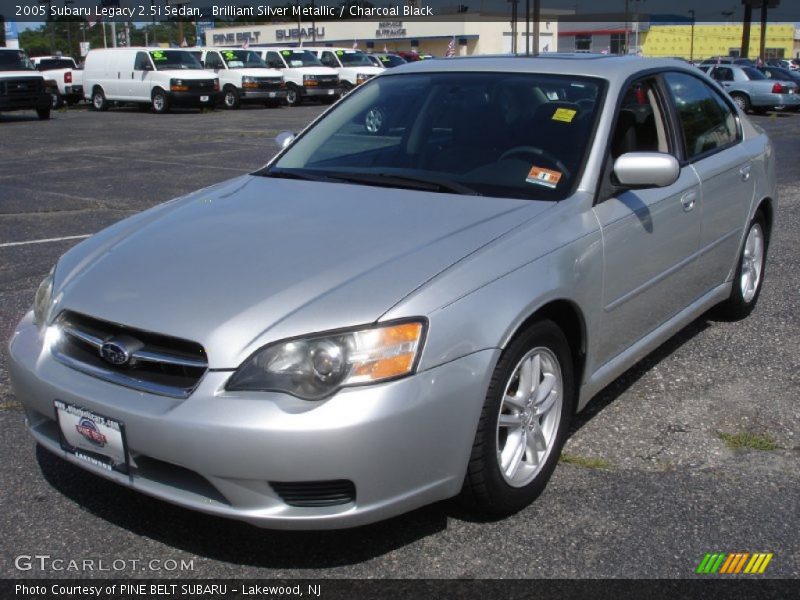 Brilliant Silver Metallic / Charcoal Black 2005 Subaru Legacy 2.5i Sedan