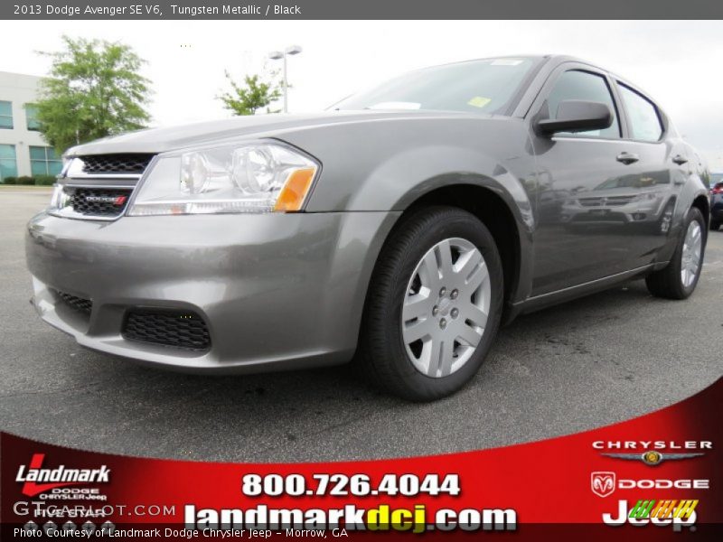 Tungsten Metallic / Black 2013 Dodge Avenger SE V6