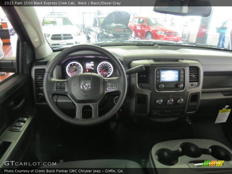 Dashboard of 2013 1500 Black Express Crew Cab