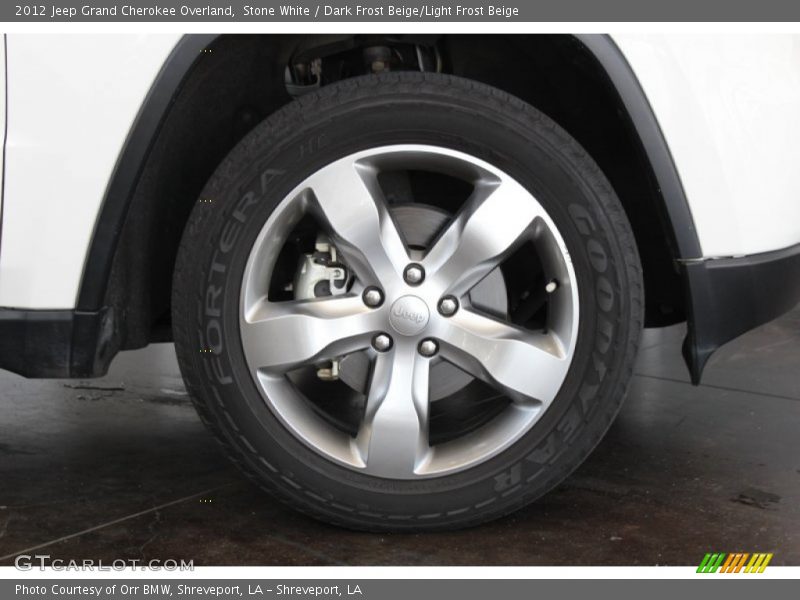 Stone White / Dark Frost Beige/Light Frost Beige 2012 Jeep Grand Cherokee Overland