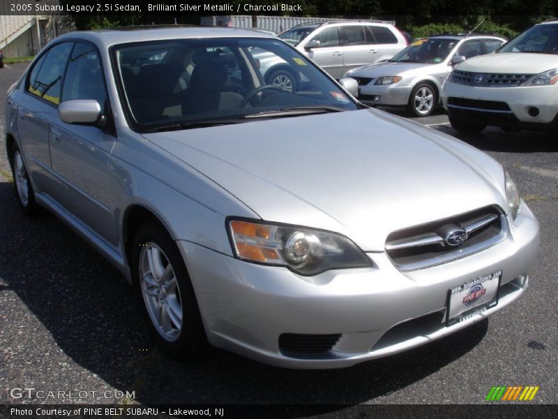 Brilliant Silver Metallic / Charcoal Black 2005 Subaru Legacy 2.5i Sedan