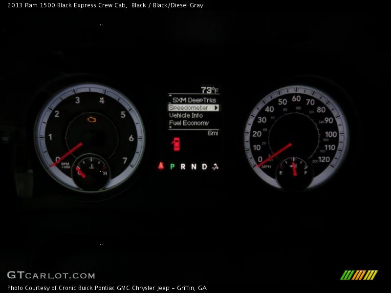  2013 1500 Black Express Crew Cab Black Express Crew Cab Gauges