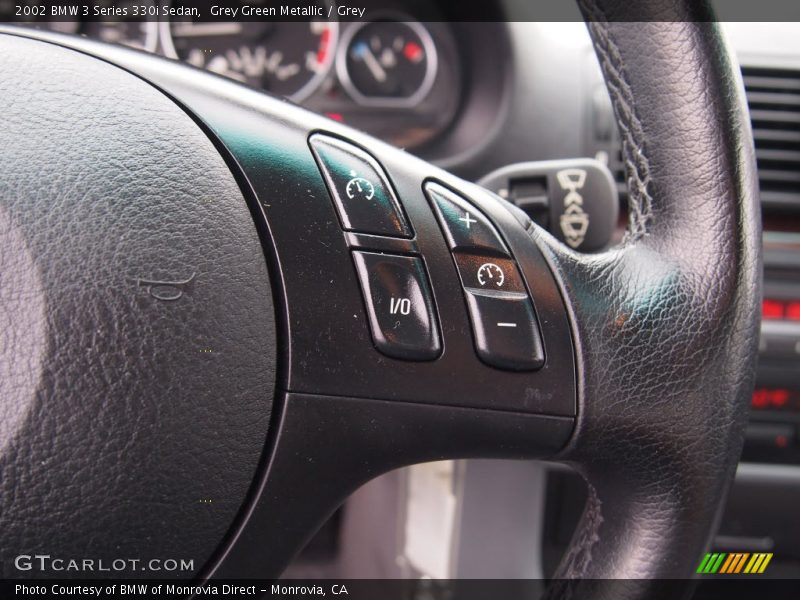 Grey Green Metallic / Grey 2002 BMW 3 Series 330i Sedan