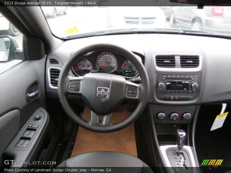 Tungsten Metallic / Black 2013 Dodge Avenger SE V6