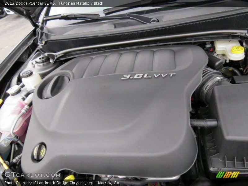 Tungsten Metallic / Black 2013 Dodge Avenger SE V6